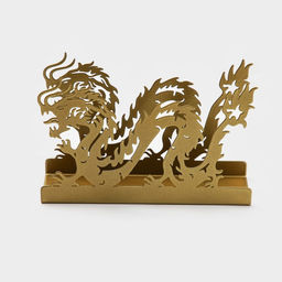 Салфетница Дракон, 1449 см, цвет золотой - Magistro фото 3