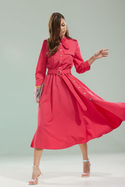 Платье Kaloris 2085S-Р ягода  фото 3