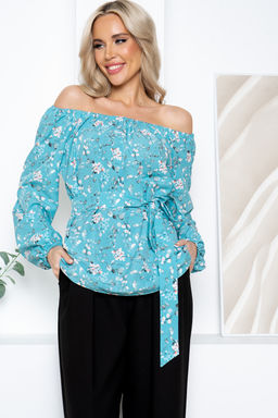 Блуза Open Style 6236 бирюзовый