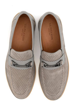 Мужская серая повседневная неожиданная скидка в корзине - U.s. polo assn фото 6