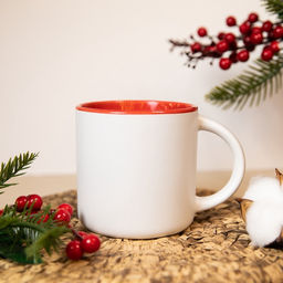 Кружка керамическая, новогодняя Тепла и уюта, 380 мл
