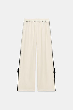 PANTAL?N VIVOS 100% LINO ZW COLLECTION / Beige - Zara фото 5