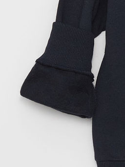 Bisiklet Yaka Bask?l? Uzun Kollu Erkek ?ocuk Sweatshirt - Waikiki фото 3