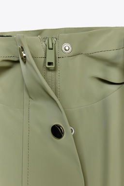 RUBBERISED HOODED JACKET - Zara фото 9