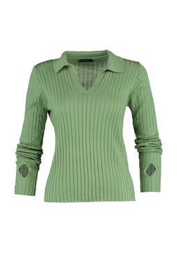 Mint Kol Ucu Detayl? Polo Yaka Triko Kazak TWOAW21KZ1113