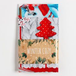 Набор полотенец кухонных Доляна. Время для счастья, 35?60 см-2 шт., хлопок 100%