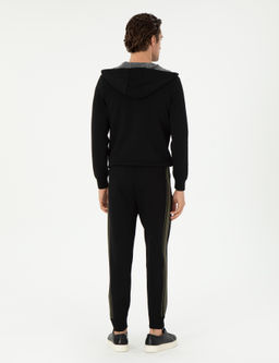 Черные спортивные брюки из трикотажа - Cacharel фото 4