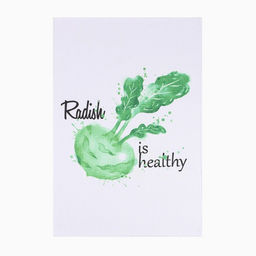 Набор кухонных полотенец Доляна Овощи 40х603см, 3 шт, 100% пэ  фото 6