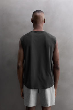 CAMISETA TANK T?CNICA / Gris antracita - Zara фото 3