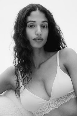 Padded soft microfibre bra - H&m фото 2