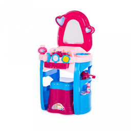 Игрушка "Набор "Салон красоты "Диана" №3" 48х44х84см, со стулом 28,5х26х26см, пластик, в пакете (Беларусь)