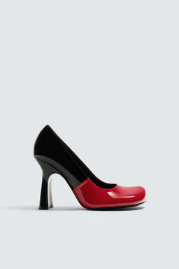 LEATHER HEELED SHOES HARRY LAMBERT FOR ZARA x DISNEY  фото 2