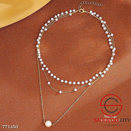 Тройное жемчужное ожерелье - Bruno фото 3