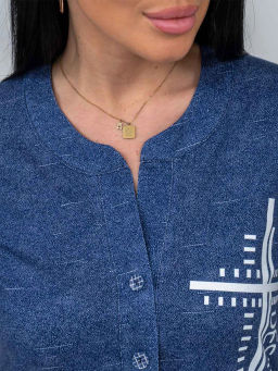 Платье женское, цвет синий