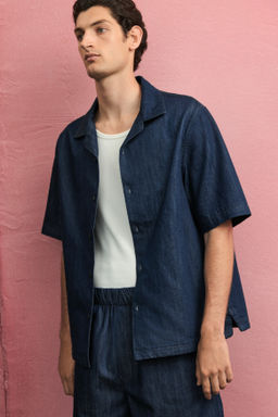 Camisa resort en denim Regular Fit - H&m фото 9