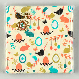 Цена за 2 шт. Салфетки бумажные «Пасха», 25×25 см, набор 20 шт.