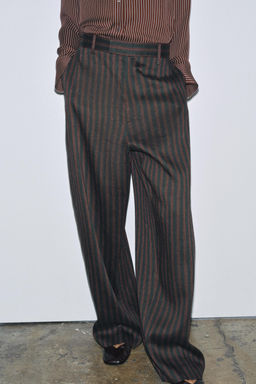 ZW COLLECTION STRIPED TROUSERS