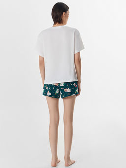 Комплект домашний женский с новогодним принтом - Mark formelle фото 2