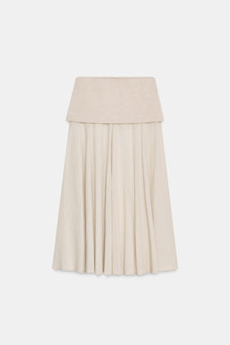 SOFT CONTRAST SKIRT - Zara фото 5