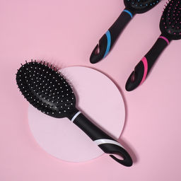 Расчёска массажная, 6.5×25(±1) см, МИКС