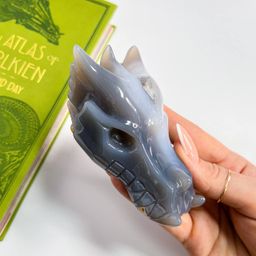 Дракон резной из Агата с жеодой - Радуга самоцветов фото 2
