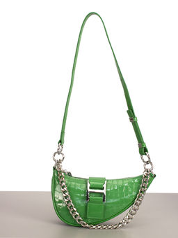 LACCOMA сумка Q6019-зеленый натуральная кожа хлопок