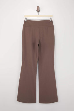 Kahverengi Flare Kemer Detayl? Vucudu Saran Dusuk Bel Pantolon TWOSS26PL00026 - Trendyolmilla фото 2