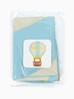 Цена за 2 шт. Воздушный шар фольгированный 34" «Голубой воздушный шар»