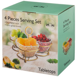 МЕНАЖНИЦА 3 СЕКЦИИ НА ПОДСТАВКЕ 250 МЛ 10,3*10,3*6,5СМ - Lefard фото 2