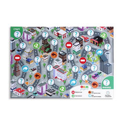 Настольная игра ОБЖ для детей: ПДД для юных пешеходов, 60 карт, 6 фишек, игровое поле, кубик, 6+ - Лас Играс фото 4