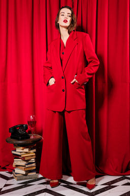 Жакет NIKVA н440 алый  фото 3