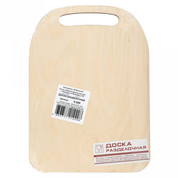 Доска разделочная деревянная "Натюрморт" 29х21х0,6см (Россия)