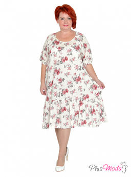 Платье Модель №1253 размеры 44-84 - Plusmoda фото 11