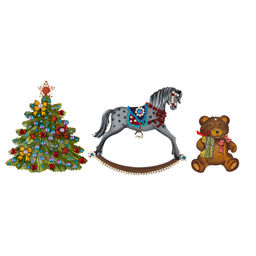 Заготовка для декорирования Mr. Carving ВД-1267 Набор подвесок Зимний фанера 0.3 см - Промысел фото 3