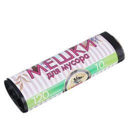Мешок для мусора 120л 10 штук 10 микрон / 449-021 /уп 50/