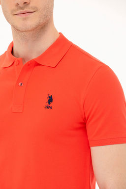 Мужская красная базовая футболка - U.s. polo assn фото 7