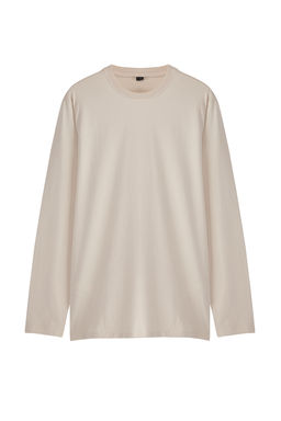 TRENDYOL MAN Siyah Basic Regular/Normal Kesim Bisiklet Yaka Uzun Kollu %100 Pamuk Tok Kumas T-shirt TMNAW21TS0208 - Trendyolmilla фото 47