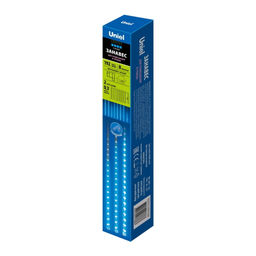 ULD-E2403-144/DTK BLUE IP44 METEOR Занавес светодиодный фигурный Падающие звезды, соединяемый, 2х0,3м. 8 подвесов. Синий свет. Провод прозрачный. TM Uniel. - Volpe фото 8