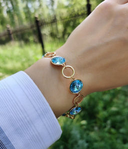 Браслет с кристаллами Swarovski