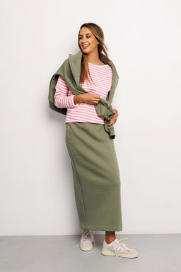 Юбка длинная макси с разрезом 388KHK