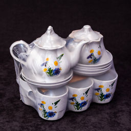 Набор чайный 14 пр Цветы с кружкой_СТМ