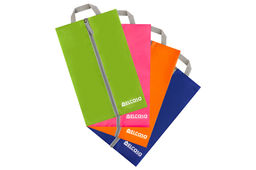 Набор 4 чехлов для обуви на молнии 37*23*12 см Зеленый, розовый, синий, оранжевый с руч. - Elan gallery фото 4