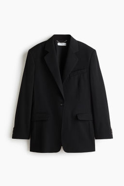 Blazer de botonadura sencilla en lana