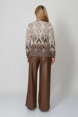 ЗЛАТА Жакет М 2900/коричневый