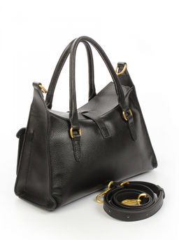 LACCOMA сумка АМ2276-черный натуральная кожа  фото 2