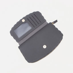 Кошелёк на молнии, цвет серый - Simaland фото 3