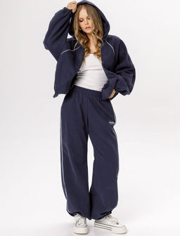 Брюки Pirs 6533 синий с лого