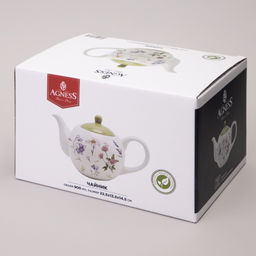 ЧАЙНИК AGNESS FLOWER STORY 22,5*13*14,5 СМ 900 МЛ  фото 2