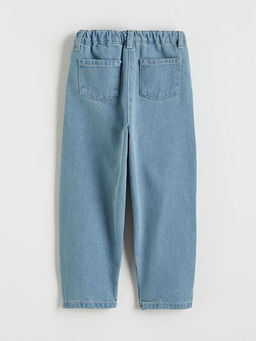 Beli Lastikli Mom Fit K?z ?ocuk Jean Pantolon