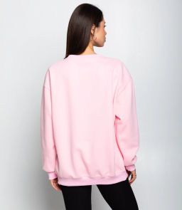 Свитшот #КТ1782, розовый